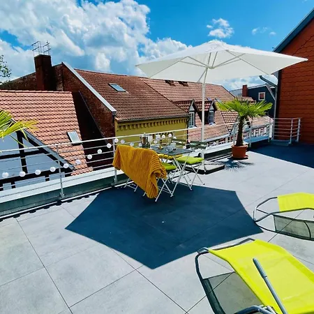Fewozauber - Domschloss, Zentrum, 6 Personen, Business, Dachterrasse, Familien Apartmán Schwerin (Mecklenburg-Vorpommern)