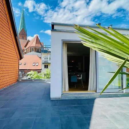 Apartmán Fewozauber - Domschloss, Zentrum, 6 Personen, Business, Dachterrasse, Familien Schwerin (Mecklenburg-Vorpommern)
